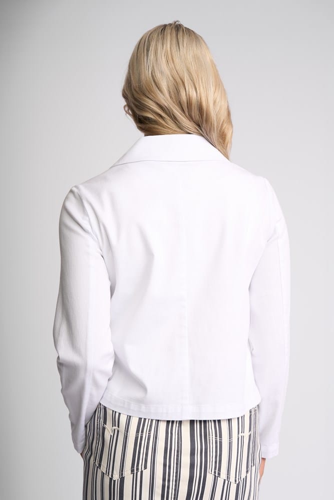 Load image into Gallery viewer, Vassalli Womens Hera Jacket - White Denim
