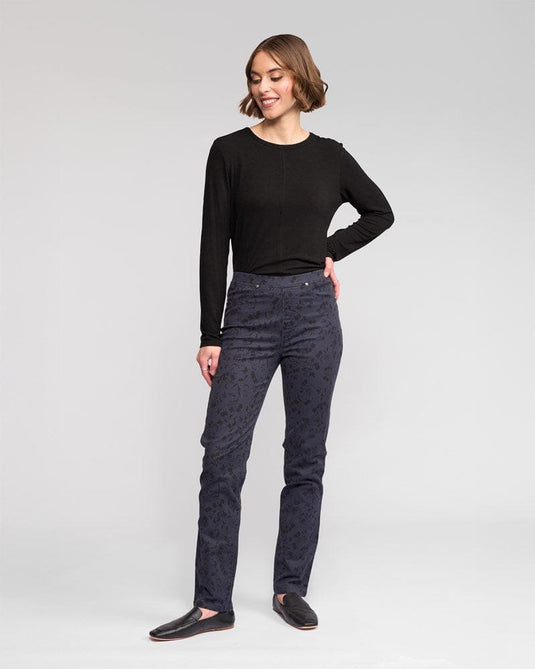 Vassali Womens Bay Denim Pull On Pants