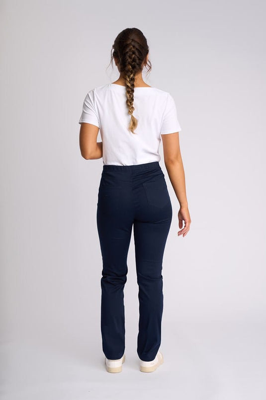 Vassalli Womens Bay Pull On Pant - Navy