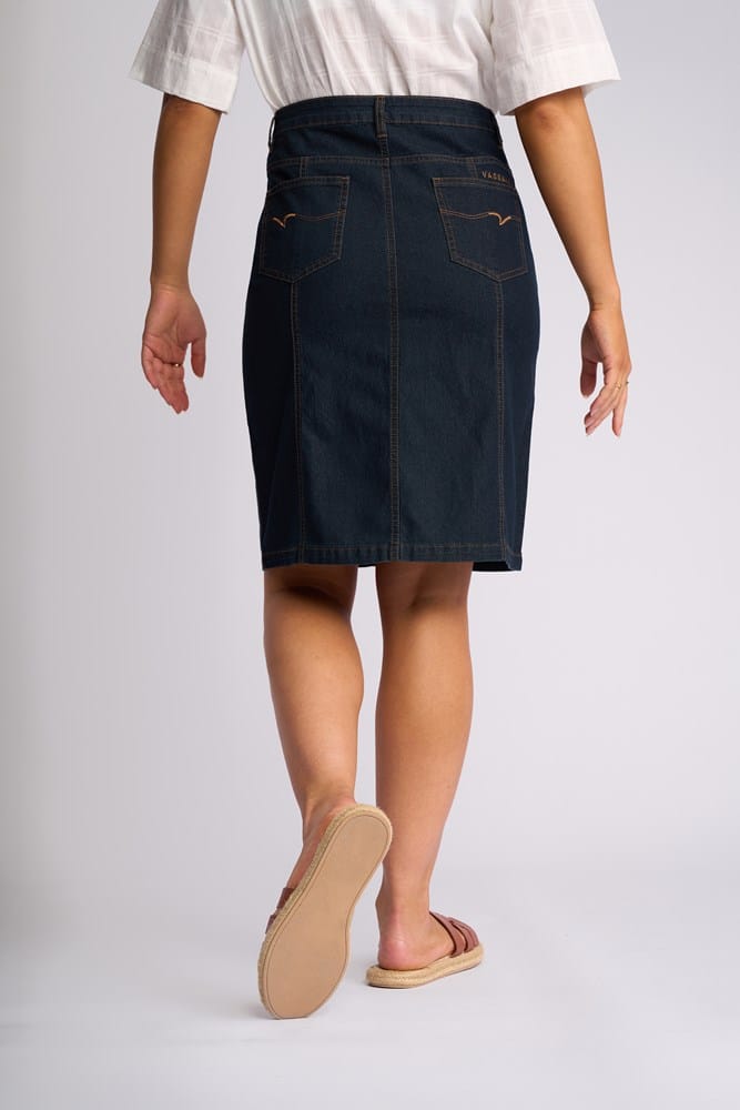 Load image into Gallery viewer, Vassalli Womens Poppy Denim Skirt
