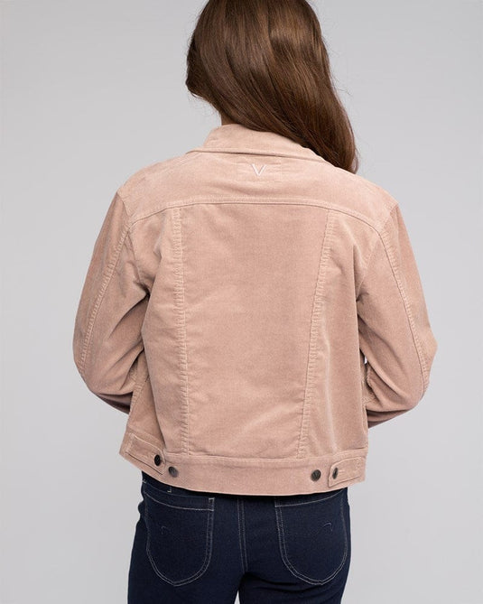 Vassalli Womens Core Cord Jacket - Twig