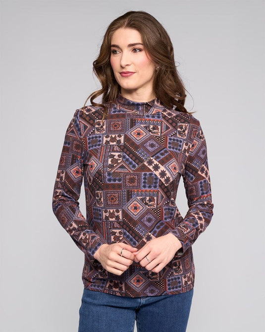 Vassali Womens Foundation Knit Top