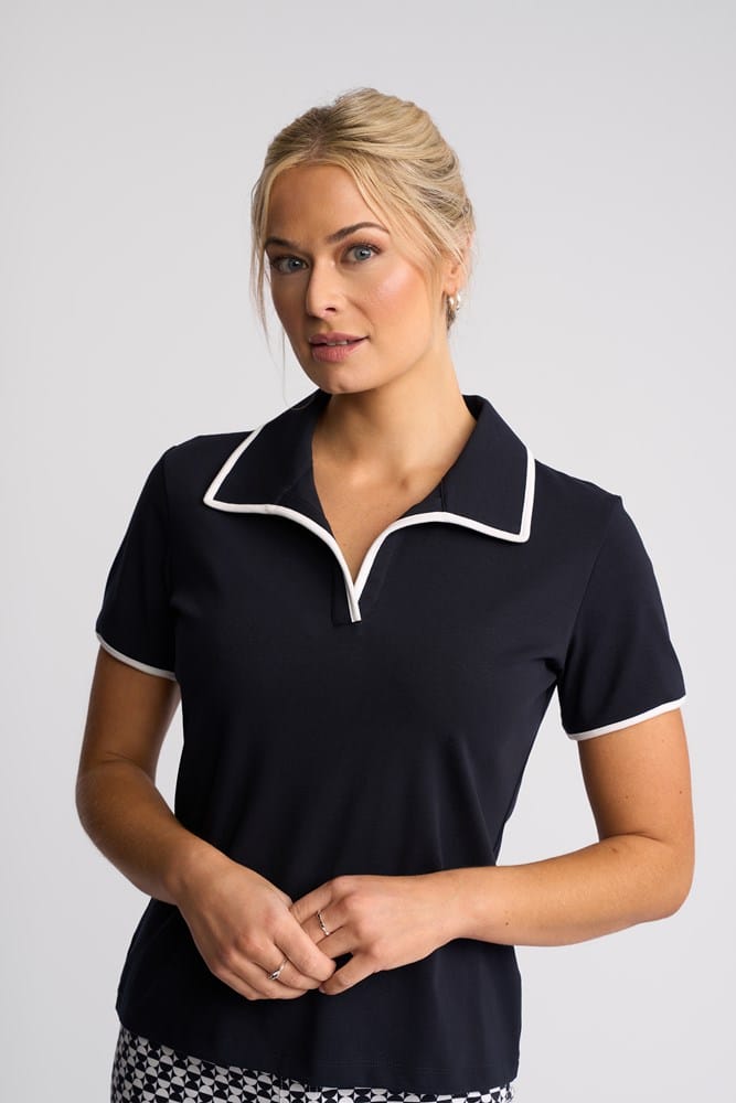 Load image into Gallery viewer, Vassalli Womens Kit Polo Top
