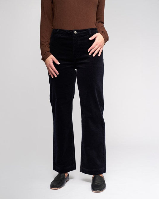 Vassali Womens Market Cord Pant - Midnight