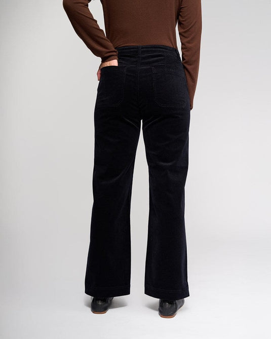Vassali Womens Market Cord Pant - Midnight