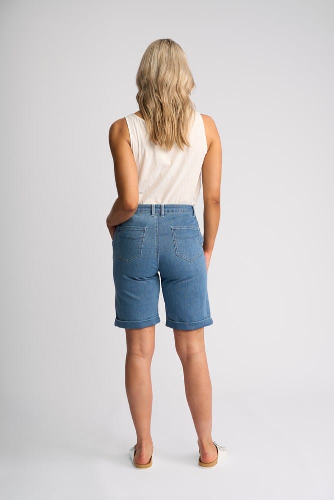 Load image into Gallery viewer, Vassalli Womens Havana Denim Short
