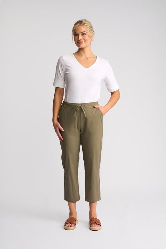 Vassalli Womens Henley 7/8 Pant