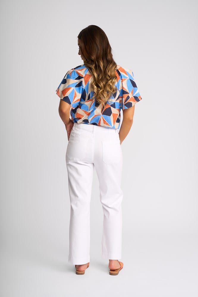 Load image into Gallery viewer, Vassalli Womens Daily Jean - White Denim
