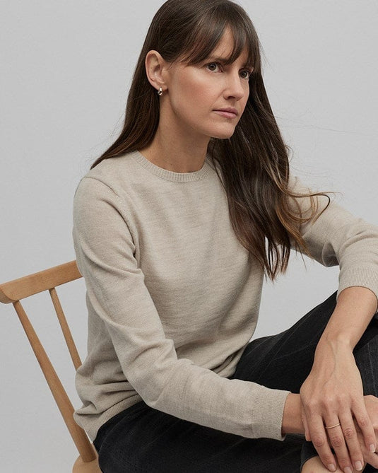 Yarra Trail Womens Villa Knit - Almond