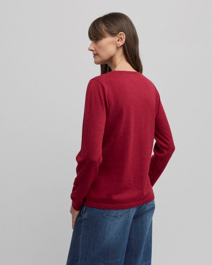 Load image into Gallery viewer, Yarra Trail Womens Villa Knit - Cherry
