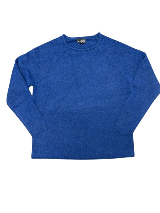 Maglia Womens Merino Wool & Angora Moss Stitch