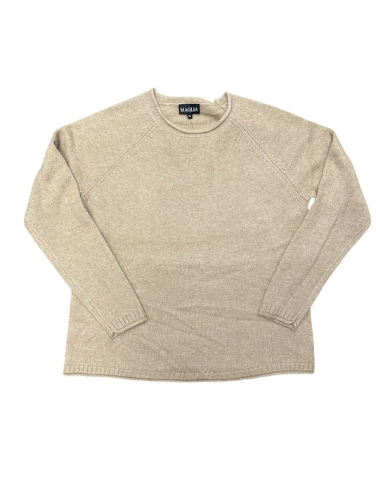 Maglia Womens Merino Wool & Angora Moss Stitch