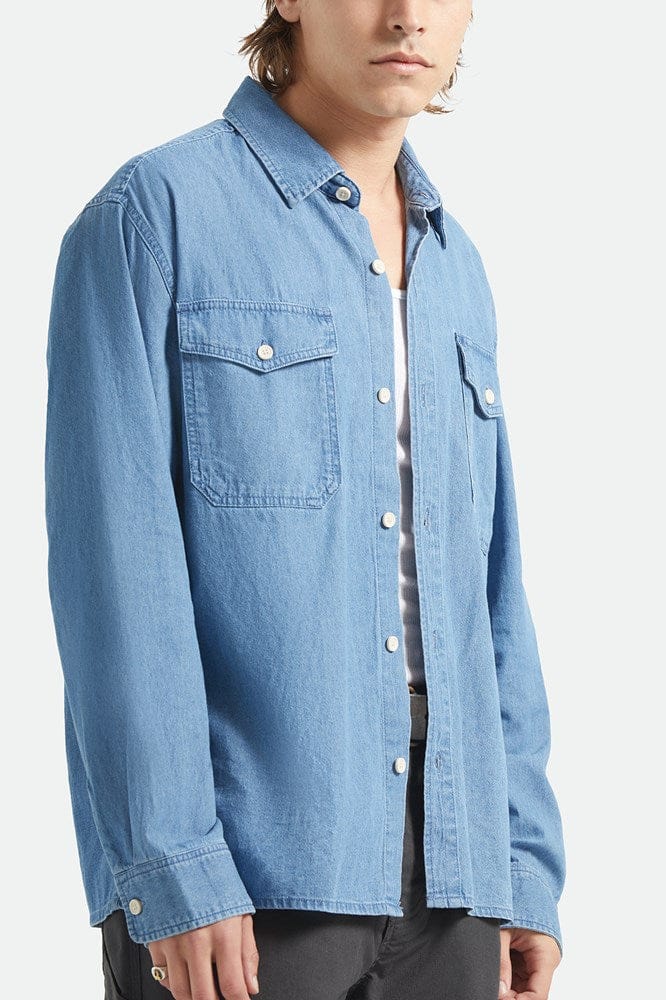 Load image into Gallery viewer, Brixton Mens Waylon Light Weight Overshirt
