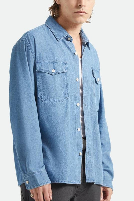Brixton Mens Waylon Light Weight Overshirt