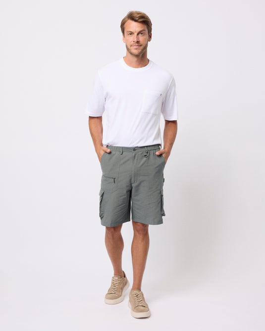 Breakaway Mens Woodbury Cargo Short - Balsam 2 Plus Size