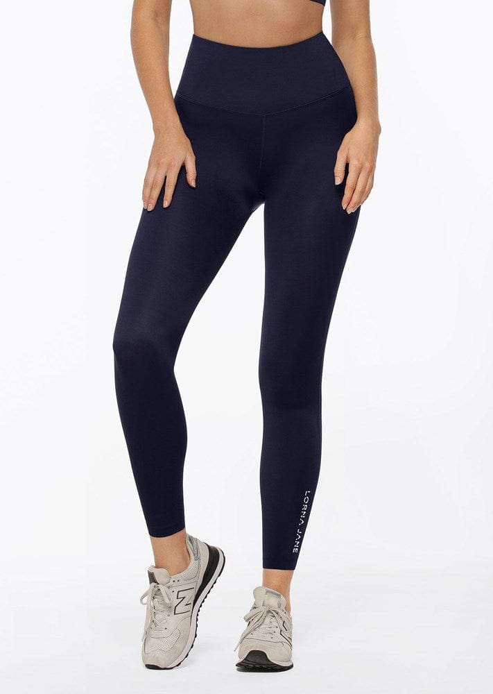 Load image into Gallery viewer, Lorna Jane Amy Phone Pocket Tech Ankle Biter Leggings - French Navy
