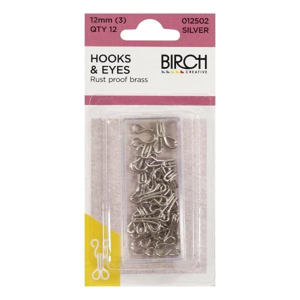 Load image into Gallery viewer, Birch Hooks &amp; Eyes (12 Pack)
