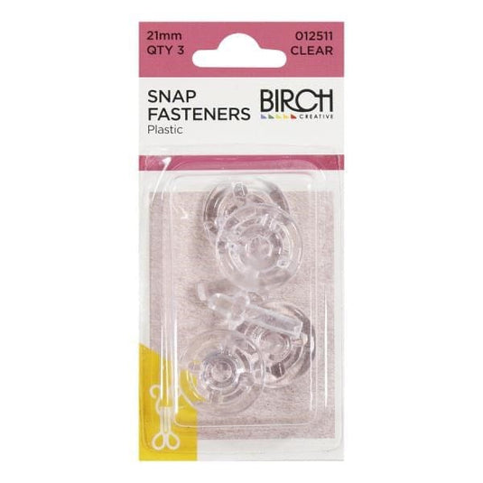 Birch Plastic Snap Fasteners