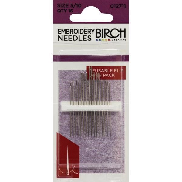 Load image into Gallery viewer, Birch Embroidery Needles (Various Sizes, 16 Pack)
