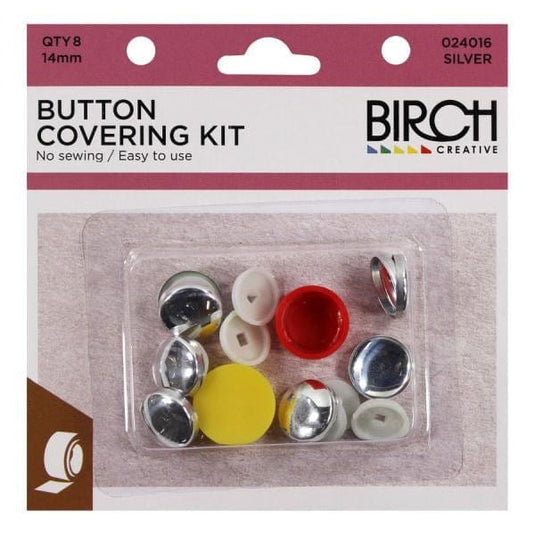Birch Button Covering Kit