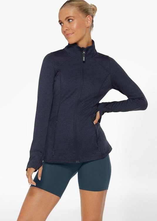 Lorna Jane Womens Amy Thermal Active Zip Through Jacket