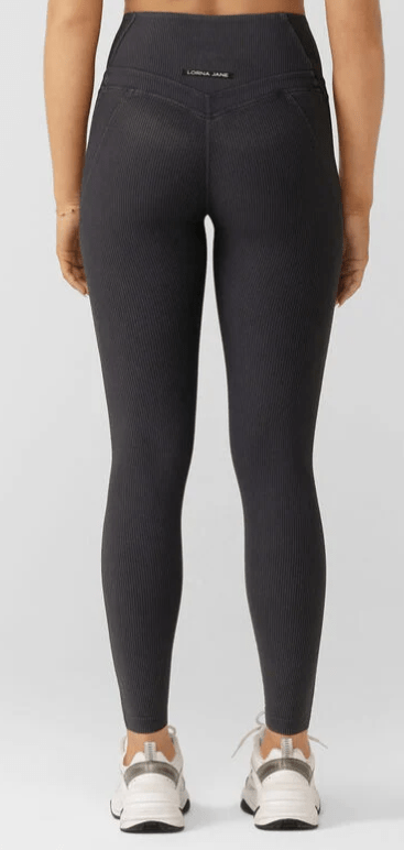 Load image into Gallery viewer, Lorna Jane Womens Stripe Washed Rib Full Length Leggings
