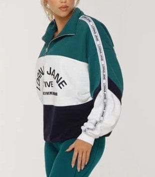 Load image into Gallery viewer, Lorna Jane Womens Permanent Impact Quarter Zip SWeat
