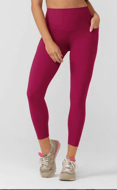 Lorna Jane Womens Stomach & Booty Support Excel Ankle Biter Leggings