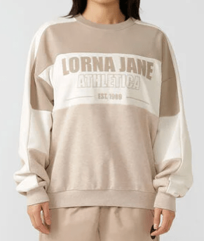 Lorna Jane Womens Tiebreaker Oversized Sweat