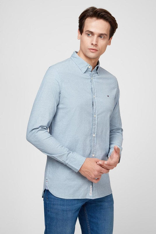 Tommy Hilfiger Mens The Flex Dobby Slim Fit