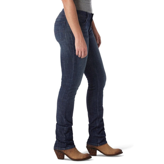 Wrangler Womens Essential Straight Jeans