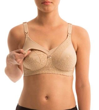 Load image into Gallery viewer, Triumph Lace Maternity Wirefree Bra

