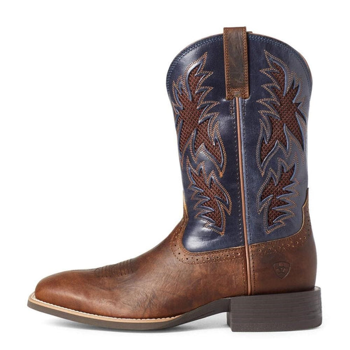 Ariat Mens Sporty Cool Venttek Western Bar Top Boots