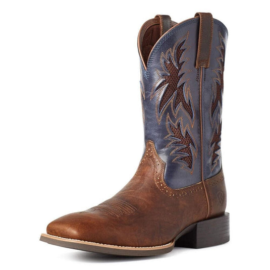 Ariat Mens Sporty Cool Venttek Western Bar Top Boots