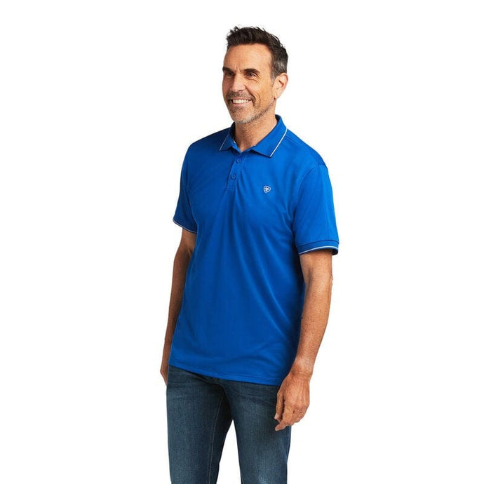 Ariat Mens Logo Fitted Polo