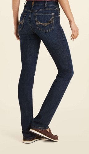 Ariat Womens Real Perfect Rise Straight Leg Greta Jeans
