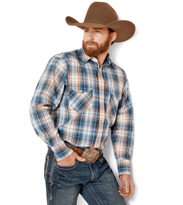 Load image into Gallery viewer, Ariat Mens Pro Series Gordon Snap Long-Sleeve Shirt
