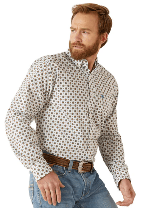 Load image into Gallery viewer, Ariat Mens Garvie Fitted Long-Sleeve Shirt
