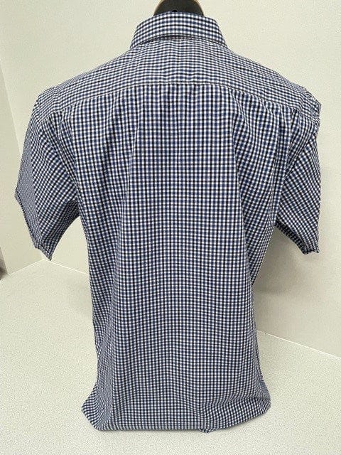 Bisley Mens Blue Small Check Shirt