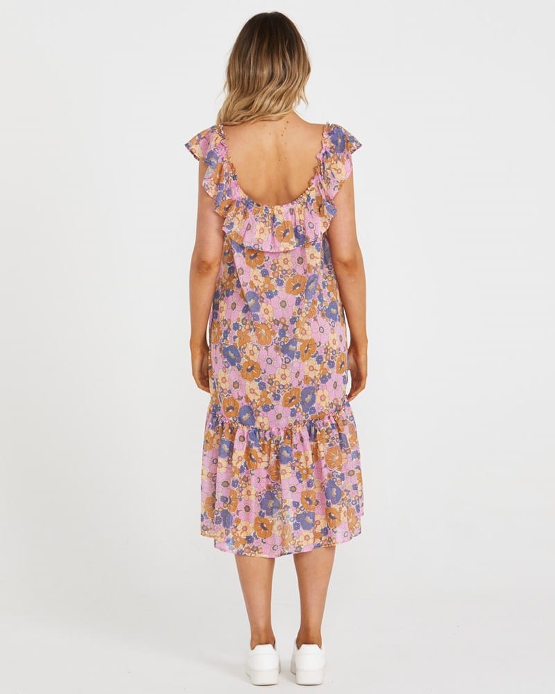 Load image into Gallery viewer, Sass Womens Isla Ruffle Midi Dress
