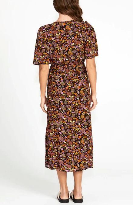 Load image into Gallery viewer, Sass Womens Lilith Midi Wrap Dress
