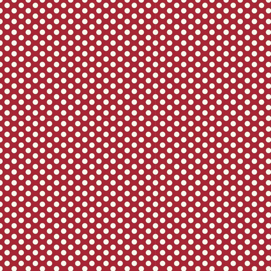 Devonstone Collection Polked Polka Dots - White Spots - 1m