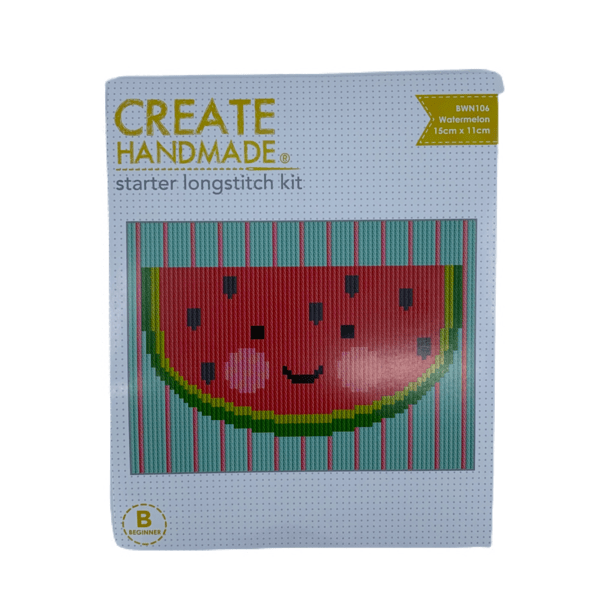 Load image into Gallery viewer, Create Handmade Starter Longstitch Kit - Watermelon
