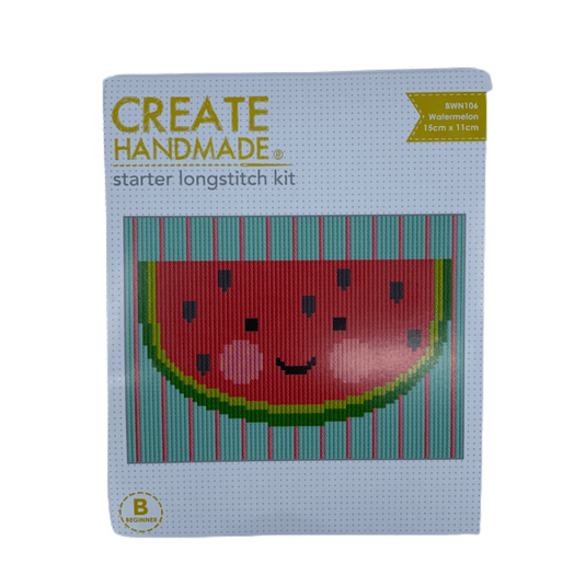 Create Handmade Starter Longstitch Kit - Watermelon