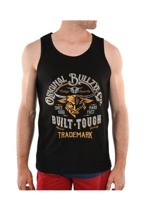 Bullzye Mens Built Tough Singlet