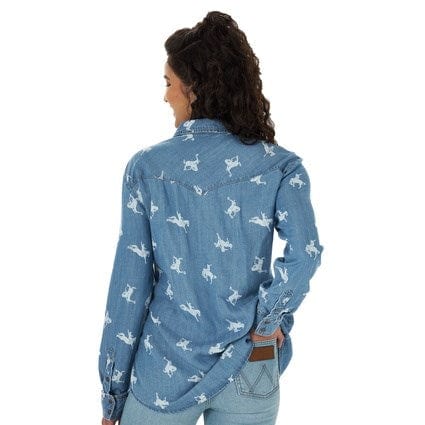 Load image into Gallery viewer, Wrangler Womens Retro Americana L/S Shirt
