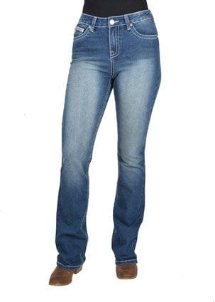 Load image into Gallery viewer, Pure Western Womens Abbi Hi-Waisted Boot Cut Jean
