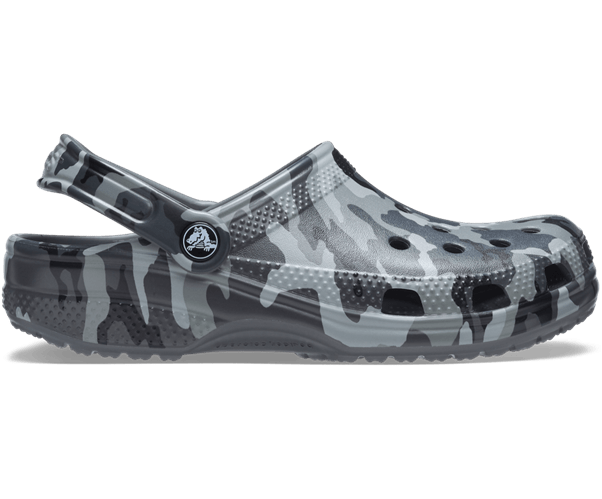 Crocs Classic Printed Camo Clog - Slate Grey