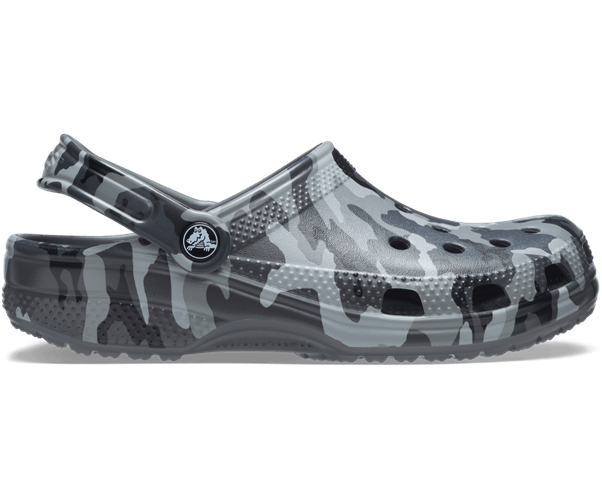 Grey 2025 camo crocs