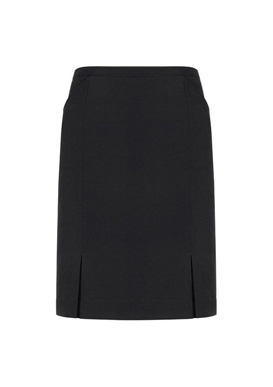 Biz Collection Womens Front Pleat Detail Straight Skirt